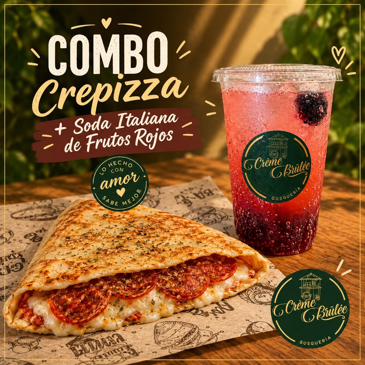 Crepizza Combo