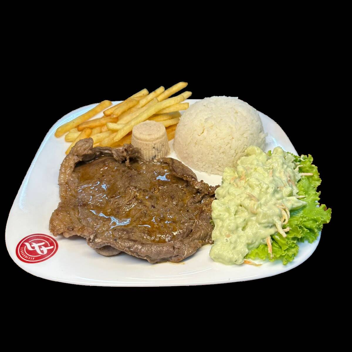 O 'Executivo Especial Família Ferrari' é um prato versátil e personalizável, que permite selecionar a carne de sua preferência. Ele é cuidadosamente acompanhado por um arroz graciosamente cozido, feijão temperado à perfeição, batatas fritas crocantes e douradas e uma farofa incrementada que traz uma textura única ao prato. Para finalizar, uma maionese caseira, suave e cremosa. Uma combinação habilmente equilibrada que promete agradar todos os paladares e satisfazer apetites robustos.