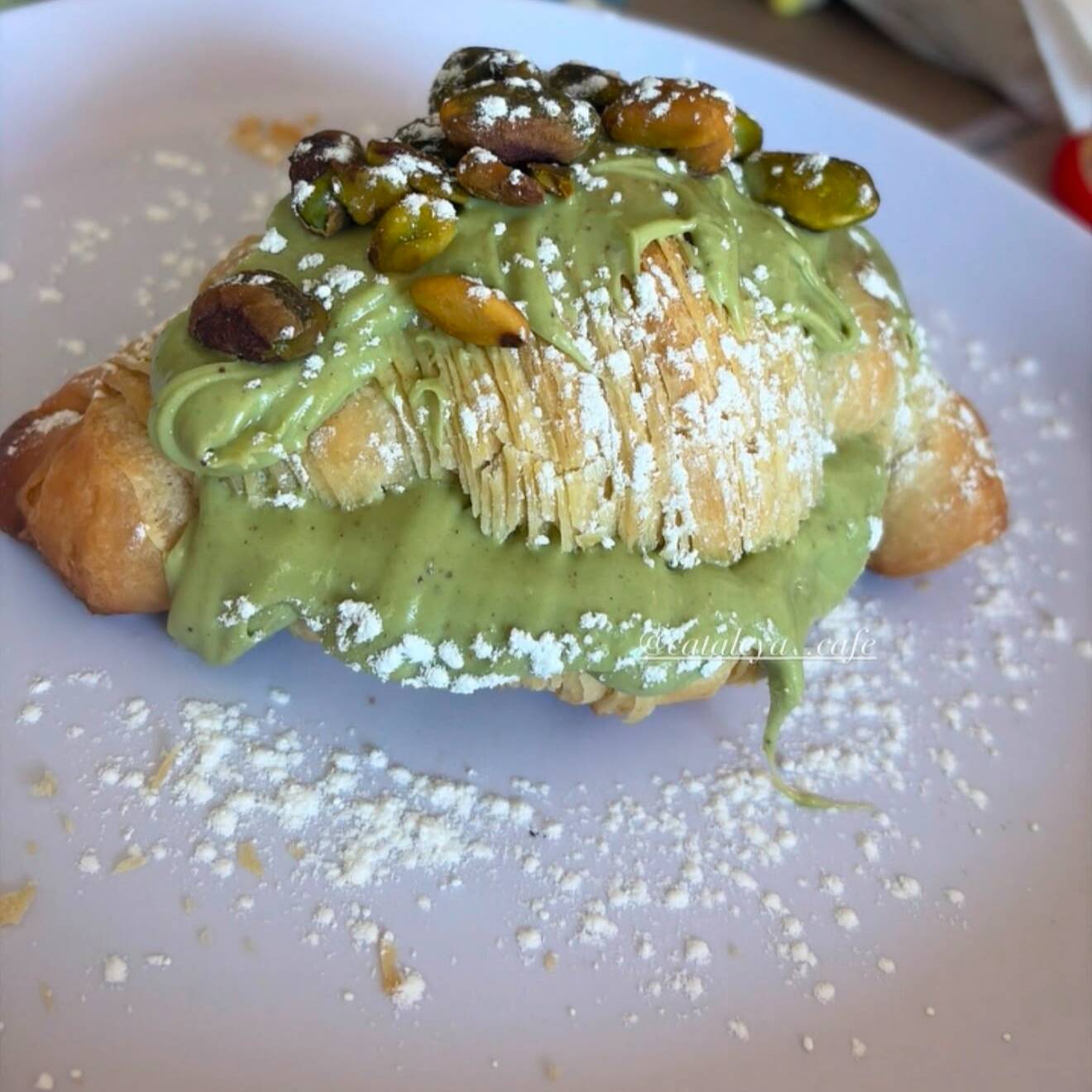 Croissant Relleno de Pistache