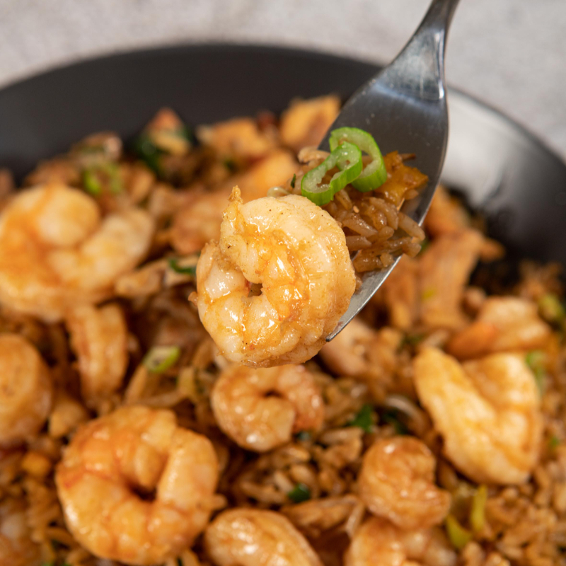 1/2 Arroz con camaron 2 pers.