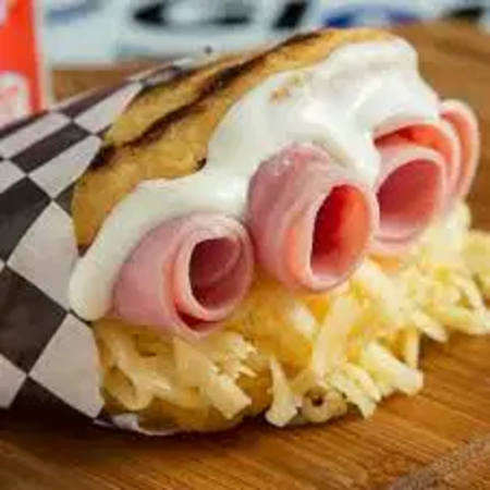 Arepa Jamón de Pavo /Queso Gouda