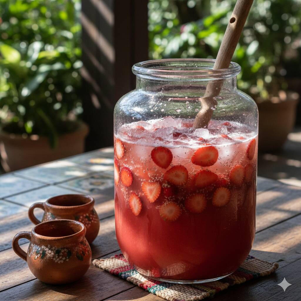 Agua fresca del dia (1/2 L-agua de frutas)