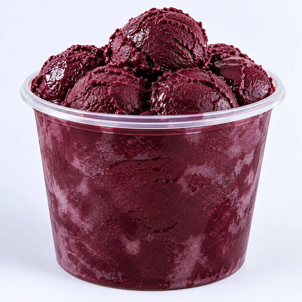 Cremoso, geladinho e irresistível! Açaí na medida certa para refrescar e deixar seu dia muito mais gostoso. 💜
