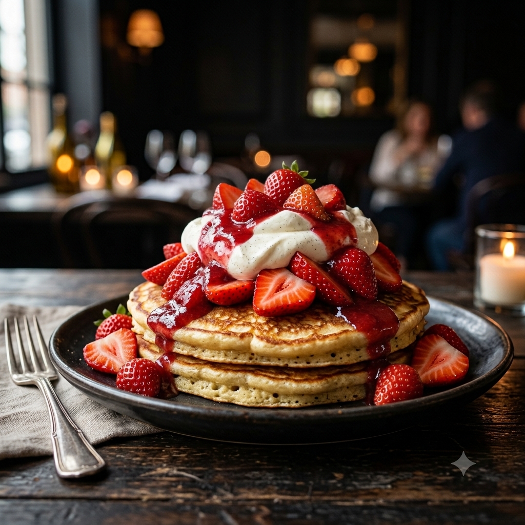 Hot Cakes de Fresa