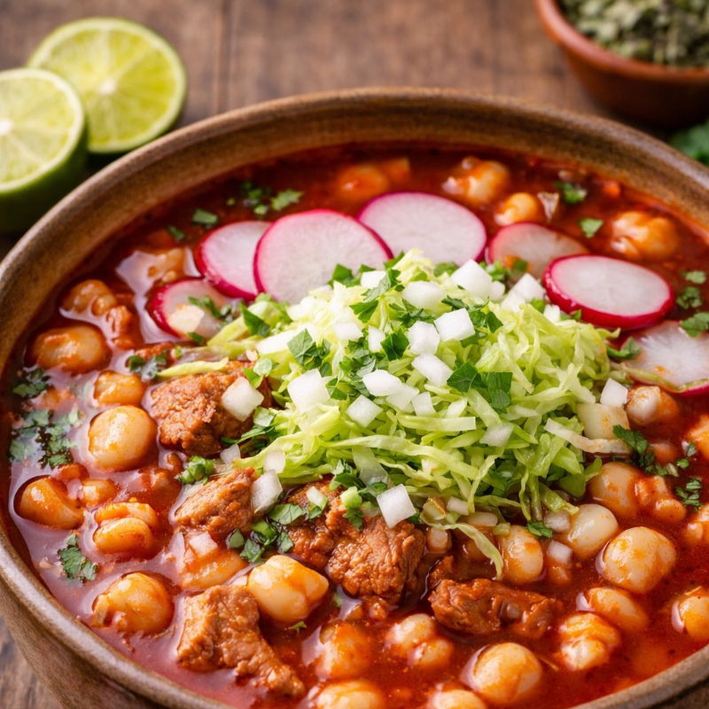 Pozole Rojo (Grande)