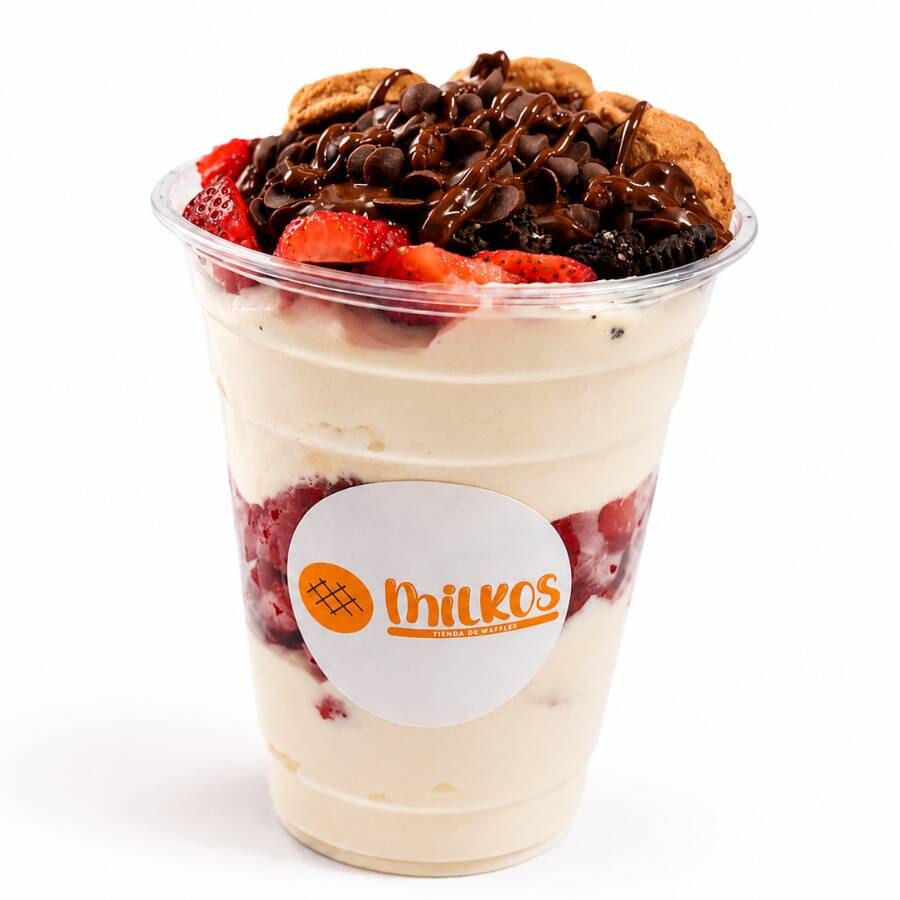 Fresas con Crema Mediano