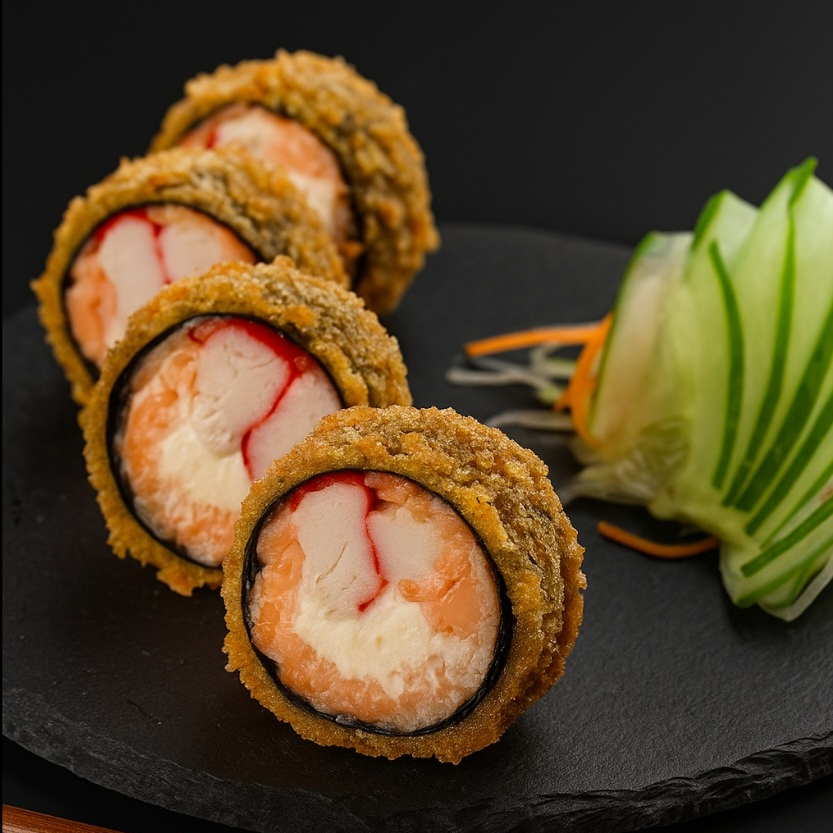 Salmao kani camarão