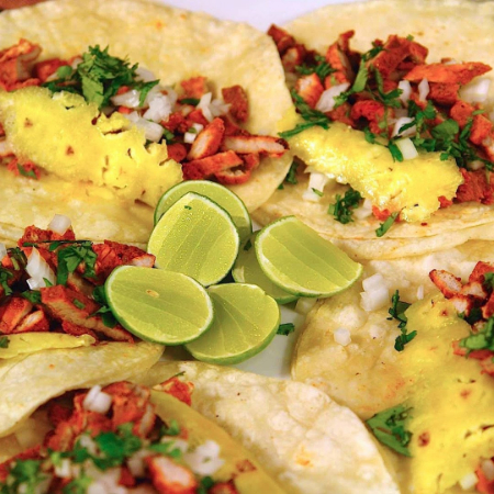ORDEN TACOS AL PASTOR CON QUESO (5)