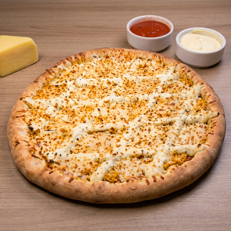 Pizza Frango Catupiry + Borda de Catupiry + Guaraná 1,5