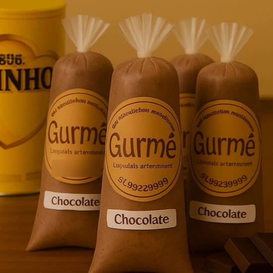 Uma combinação sofisticada: creme de Ninho com chocolate, mergulhado em uma casquinha de creme de avelã com amendoim. Uma verdadeira explosão de sabores e textura crocante!