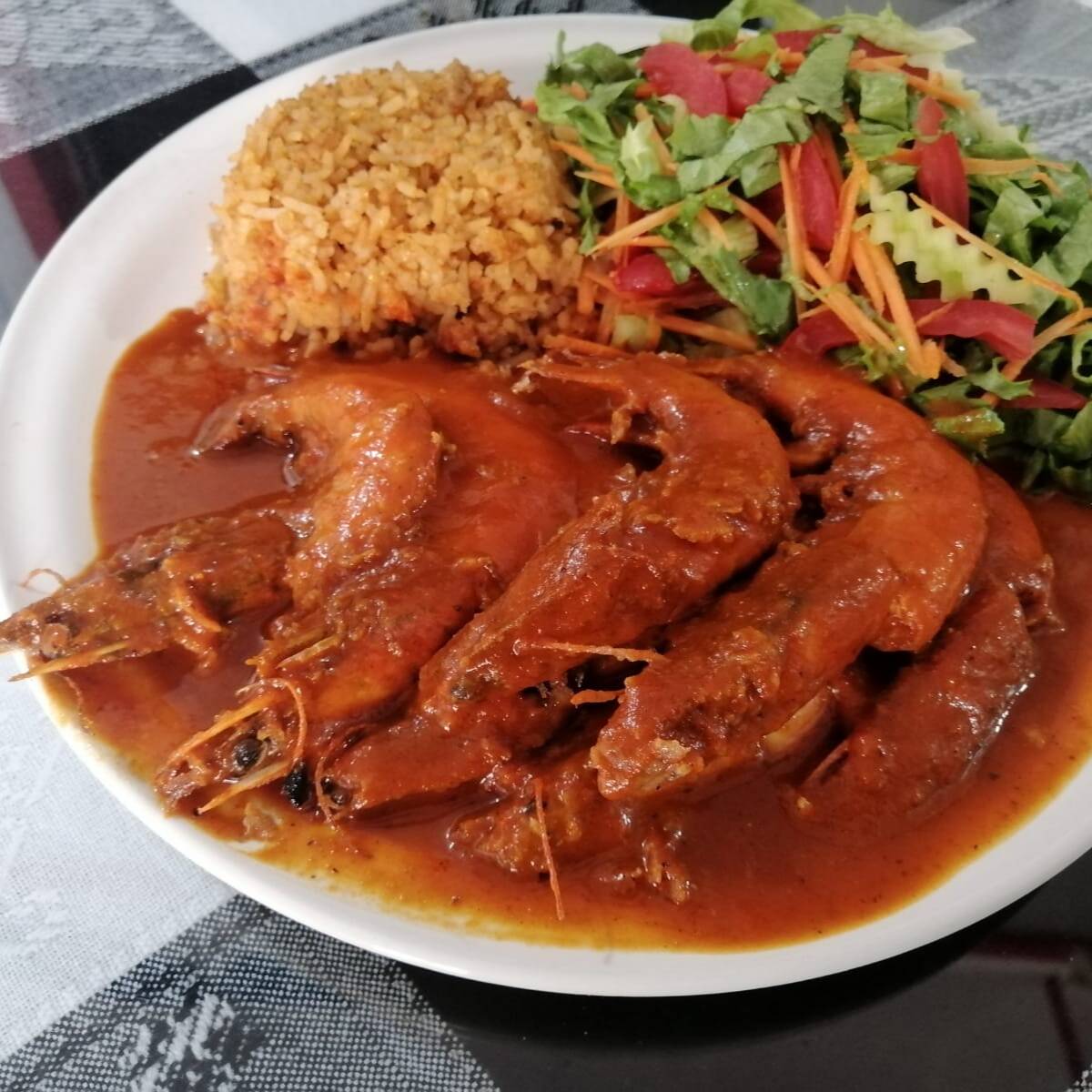 Camarones a la Diabla