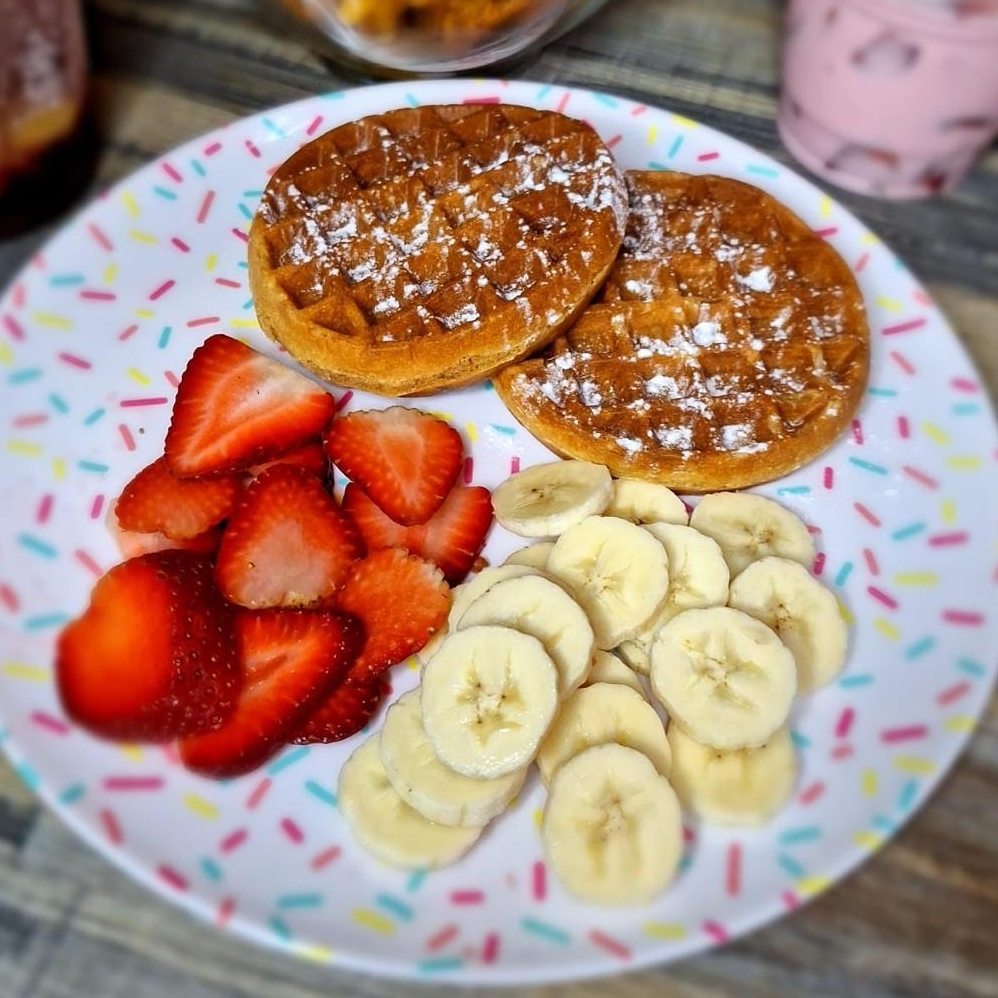 Mini waffle con 1 Ingrediente