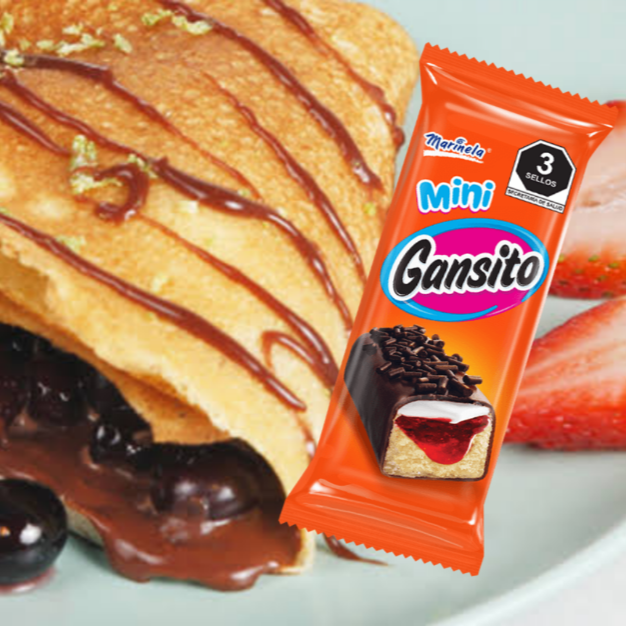 Mega Crepa de Fruta con Gansito