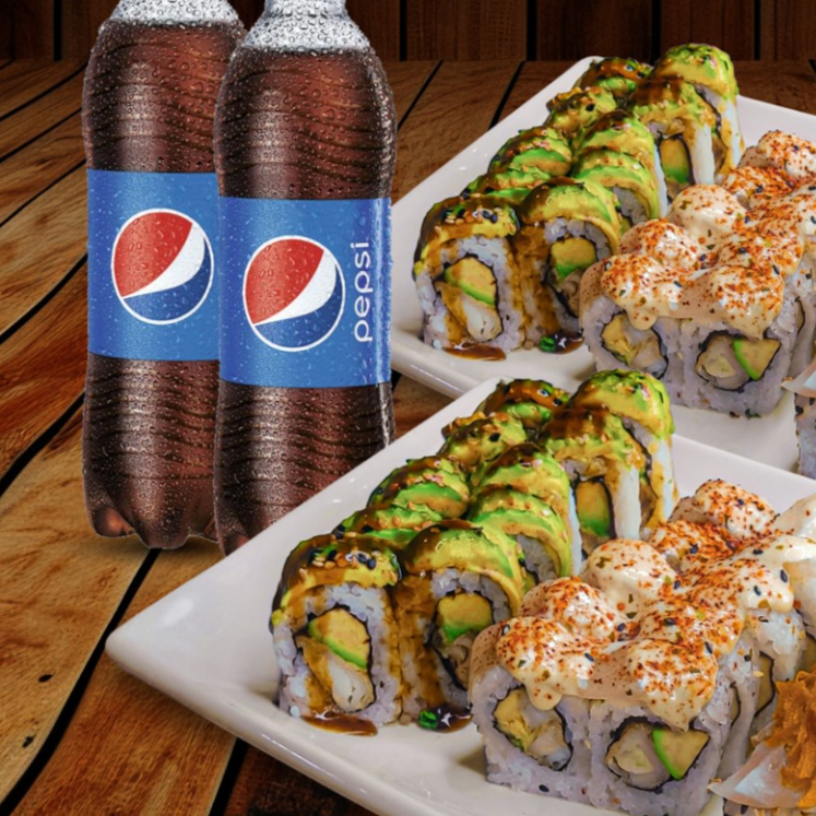 48 Makis + 2 pepsis