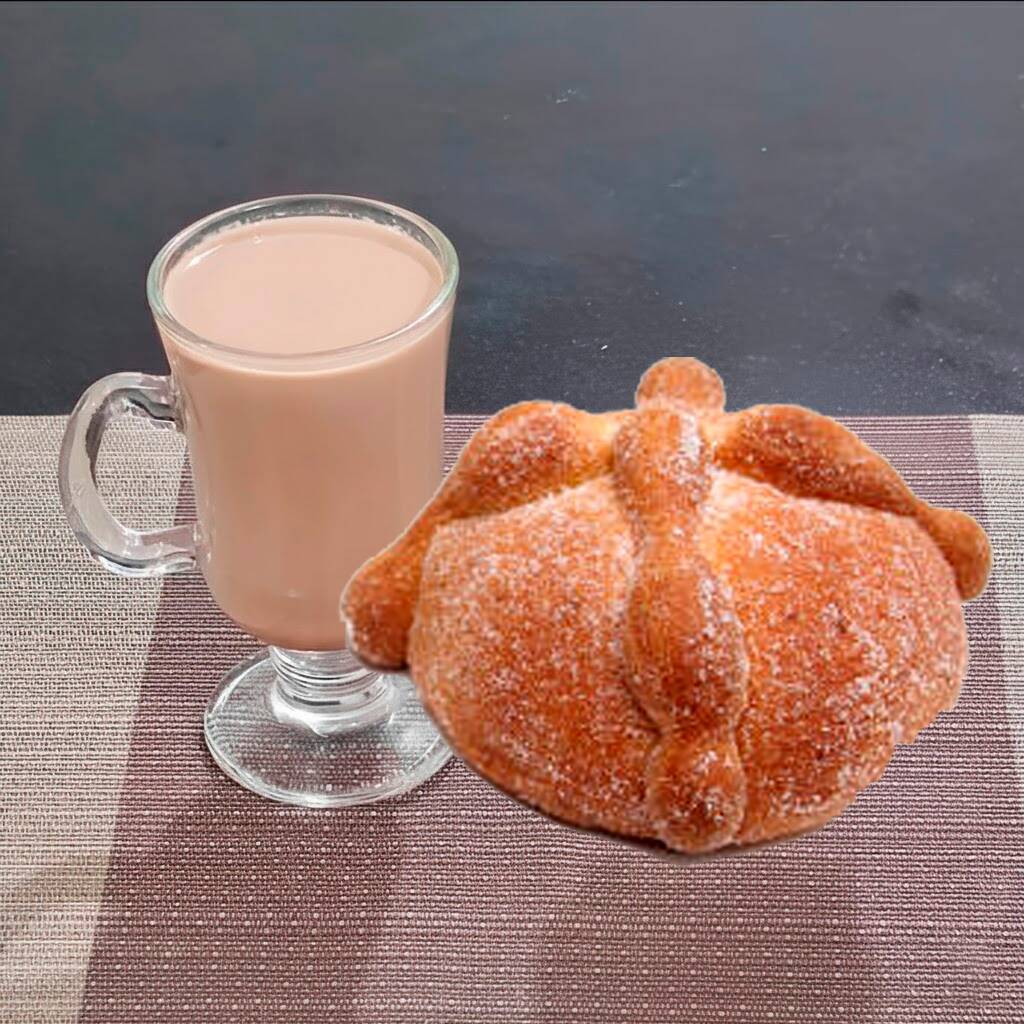 CAFE + PAN DE MUERTO