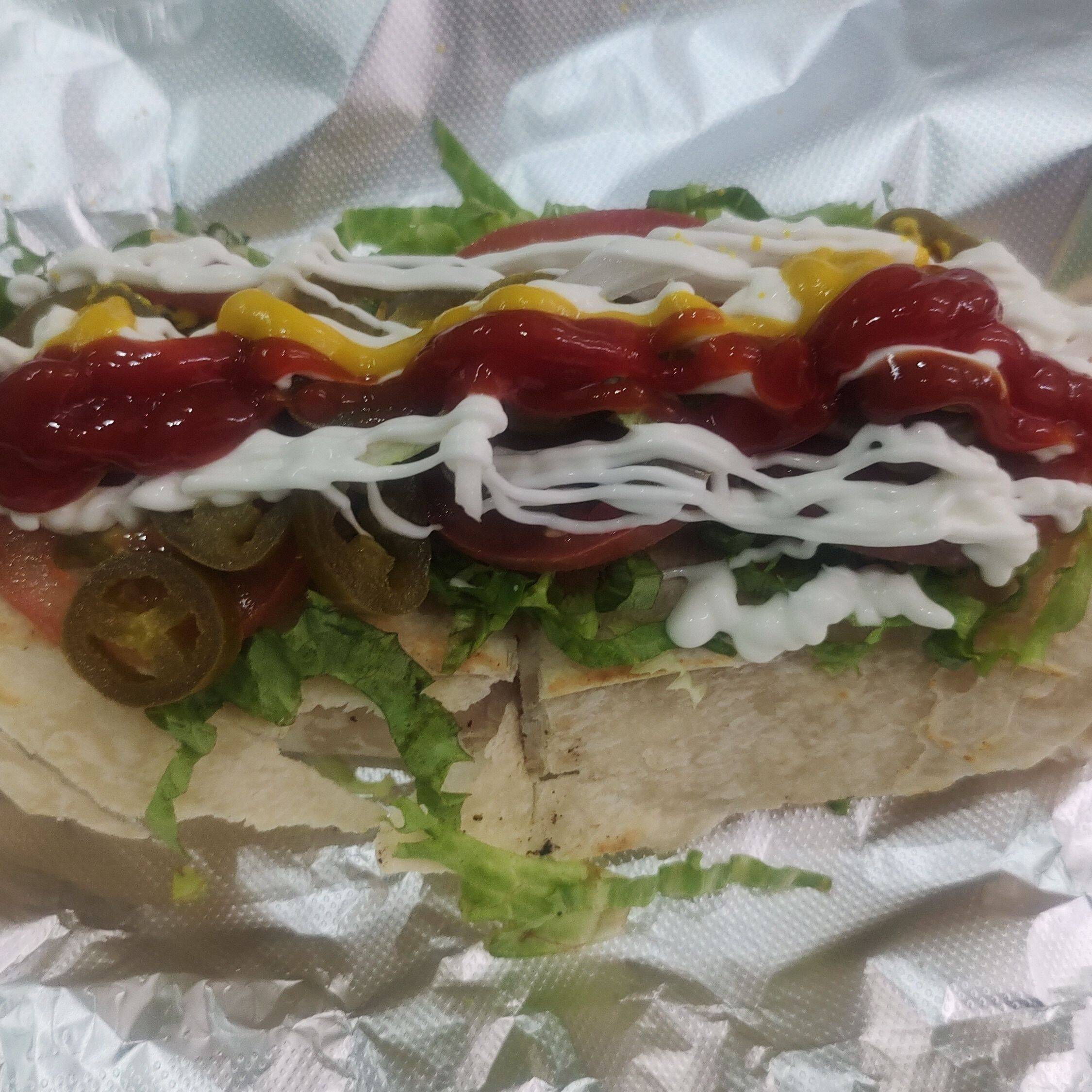 Burro Combinado de Pollo más Jamón