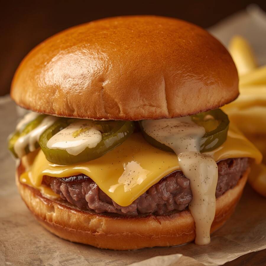 Cheesburger Clásica 90 º