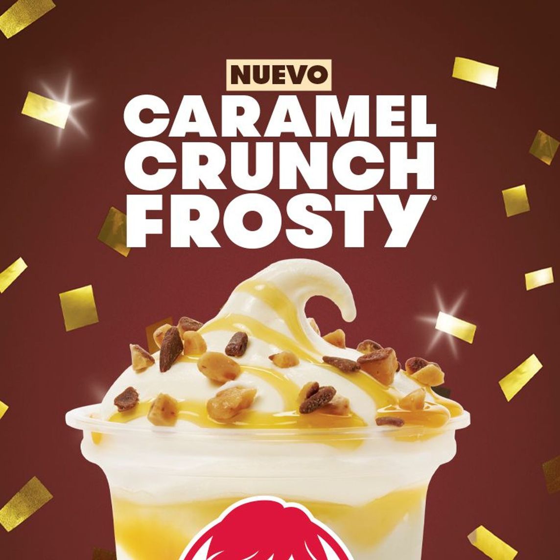 Caramel Crunch Frosty 16 OZ
