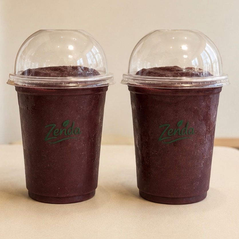 2 Copos de Açaí Puro 300ml.