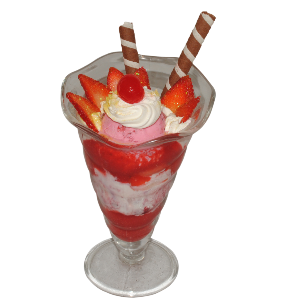 Copa de Helado Deleite de Frutos Rojos