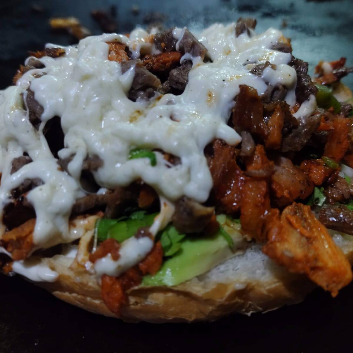 Torta de chorizo con Quesillo