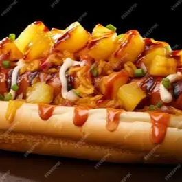 Hot dog Hawaiano