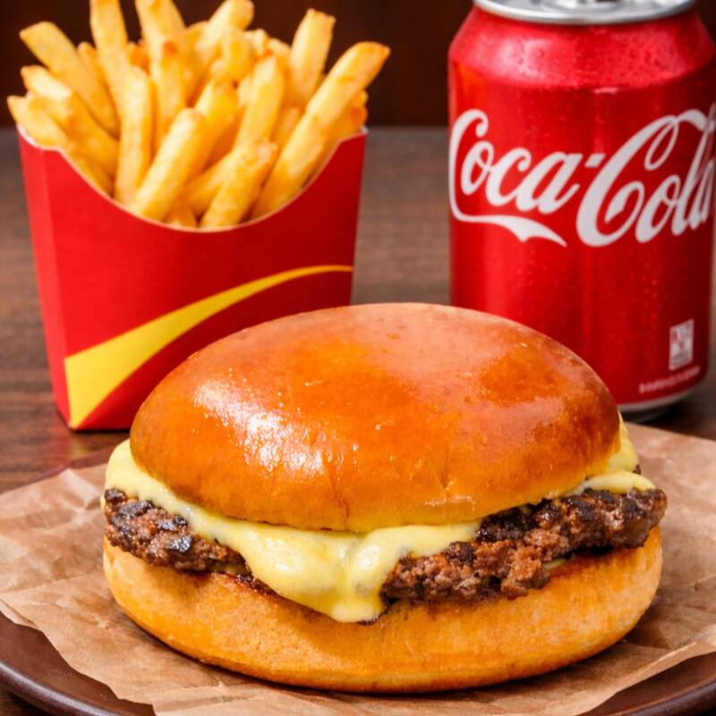 Burger smash+batata+refri 350ml