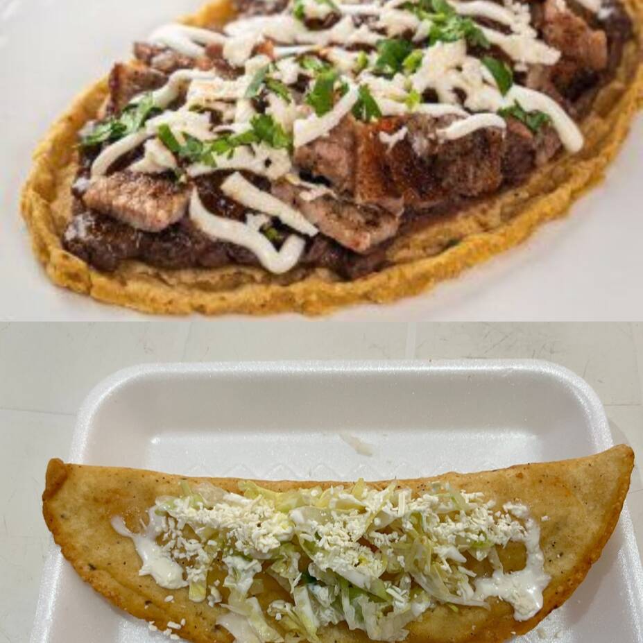 HUARACHE DE POLLO + EMPANADA DE MOLIDA
