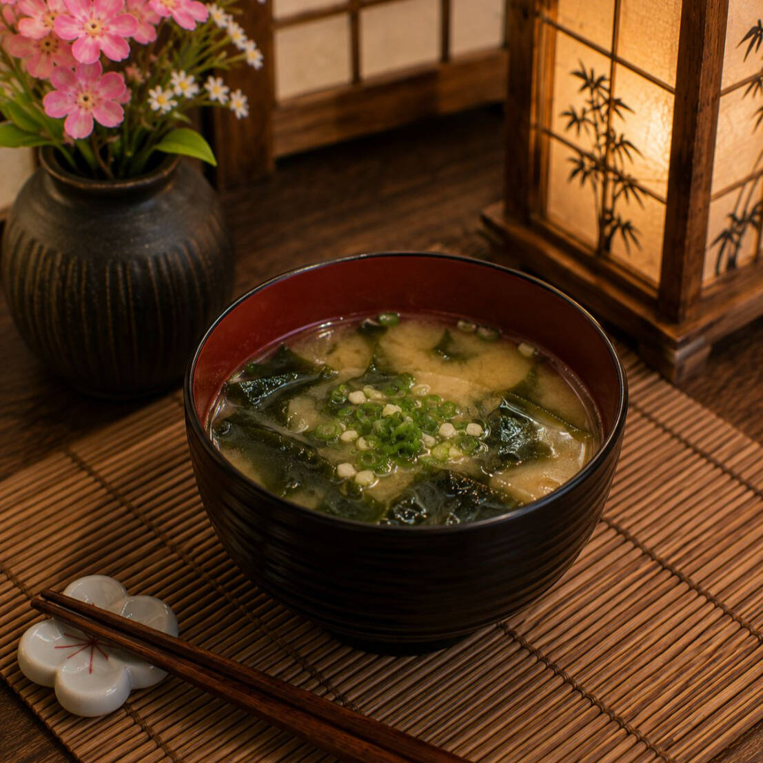 Seaweed Soup con Fideos Transparentes