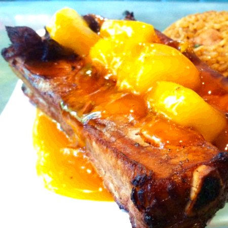 Costillas Agridulces o con Piña