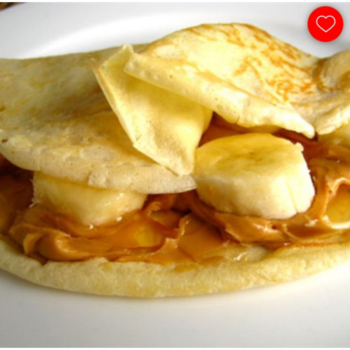 Crepa de Platano con Cajeta