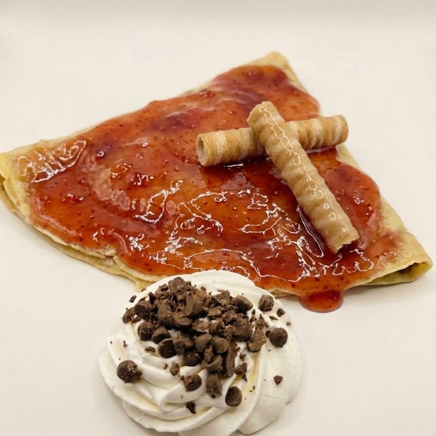 CREPA DE MERMELADA DE FRESA