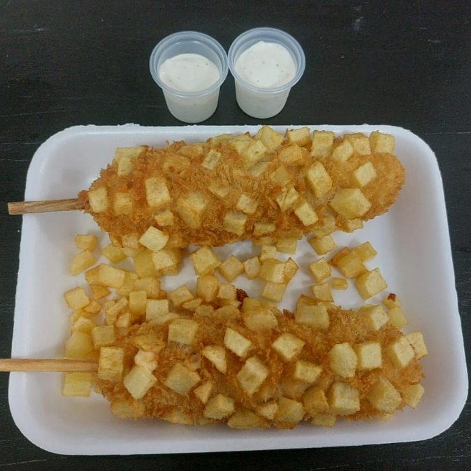Banderilla Coreana con Papa