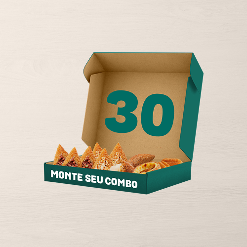 Monte Seu Combo 30 Itens: vinte produtos para montar o combo perfeito.
