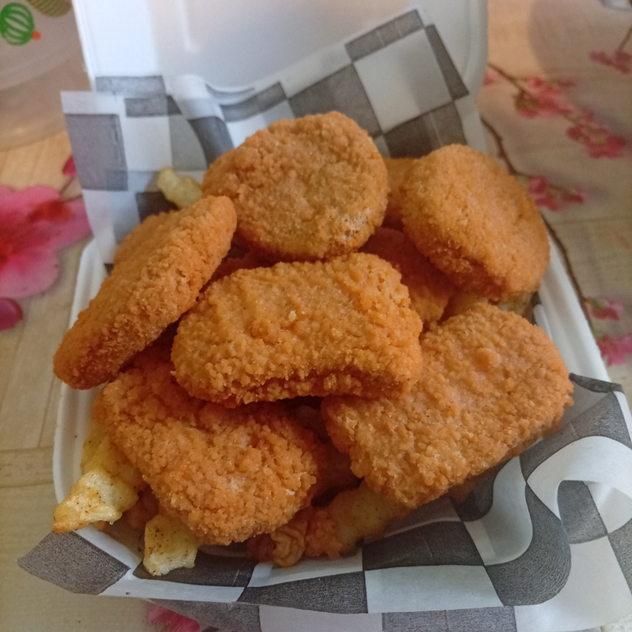 Papas con Nuggets