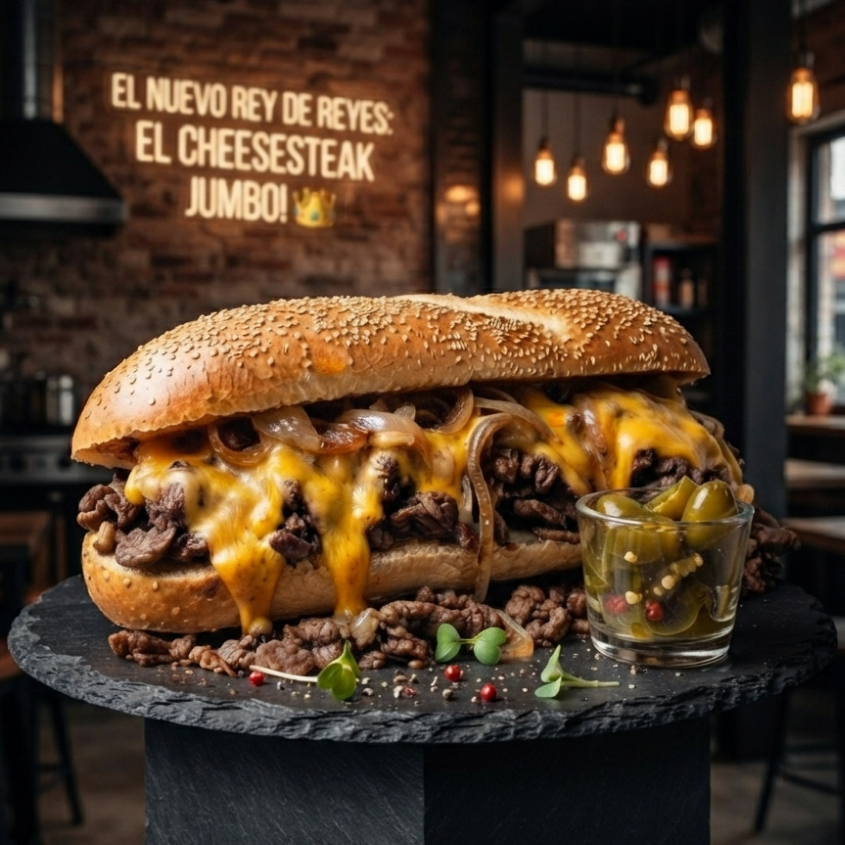 EL NUEVO REY DE REYES: CHEESESTEAK JUMBO! 👑