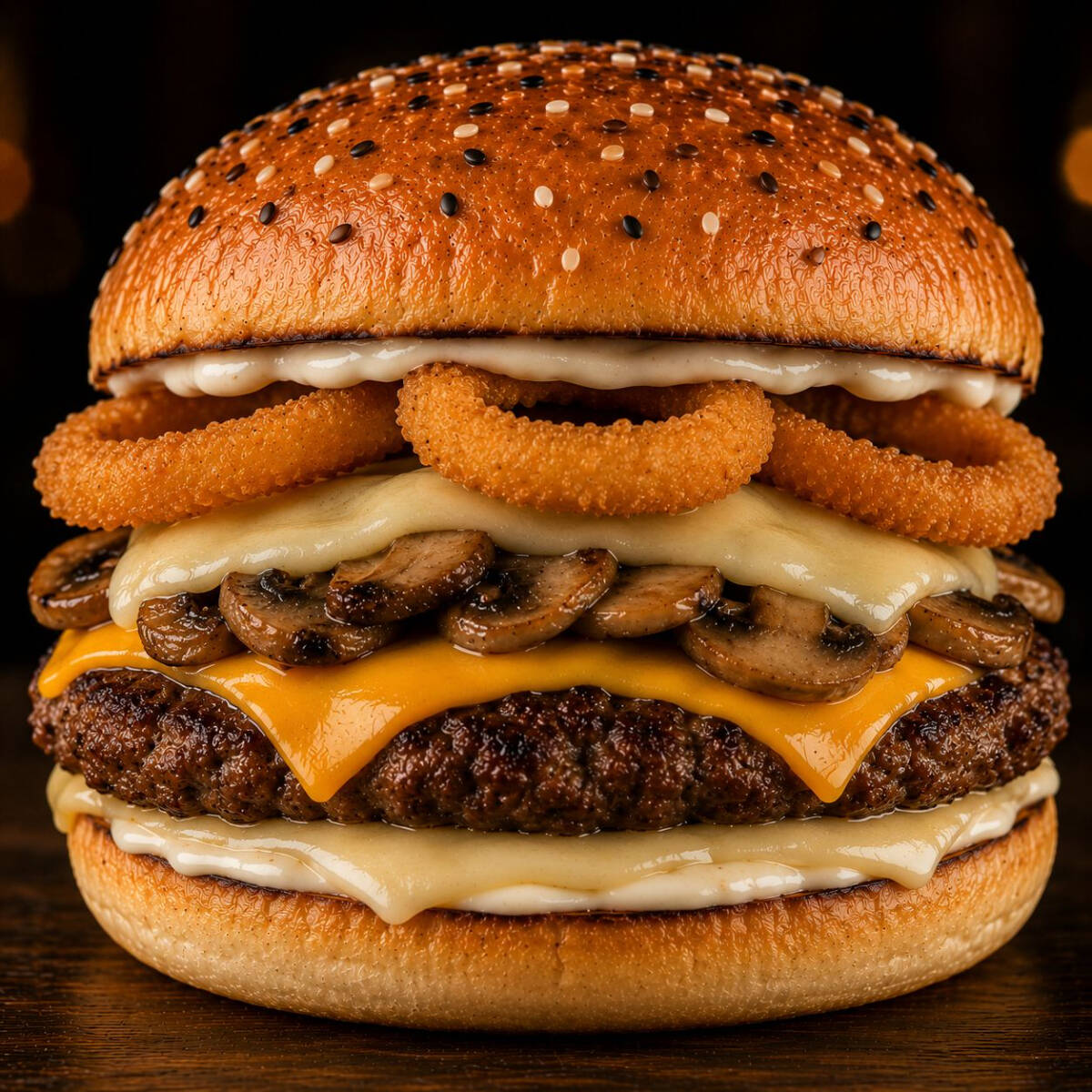 Three Cheese Burger