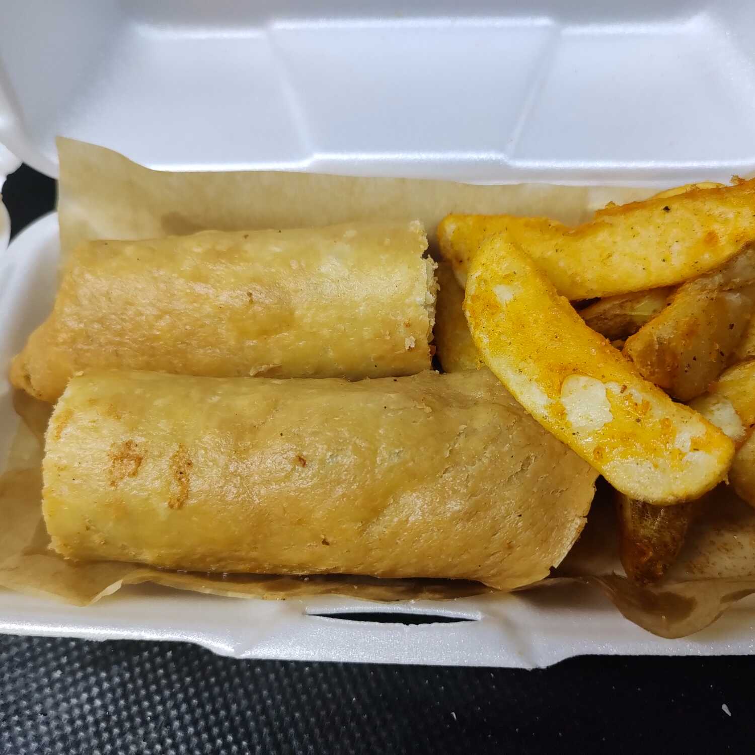 Chimichanga con Papas