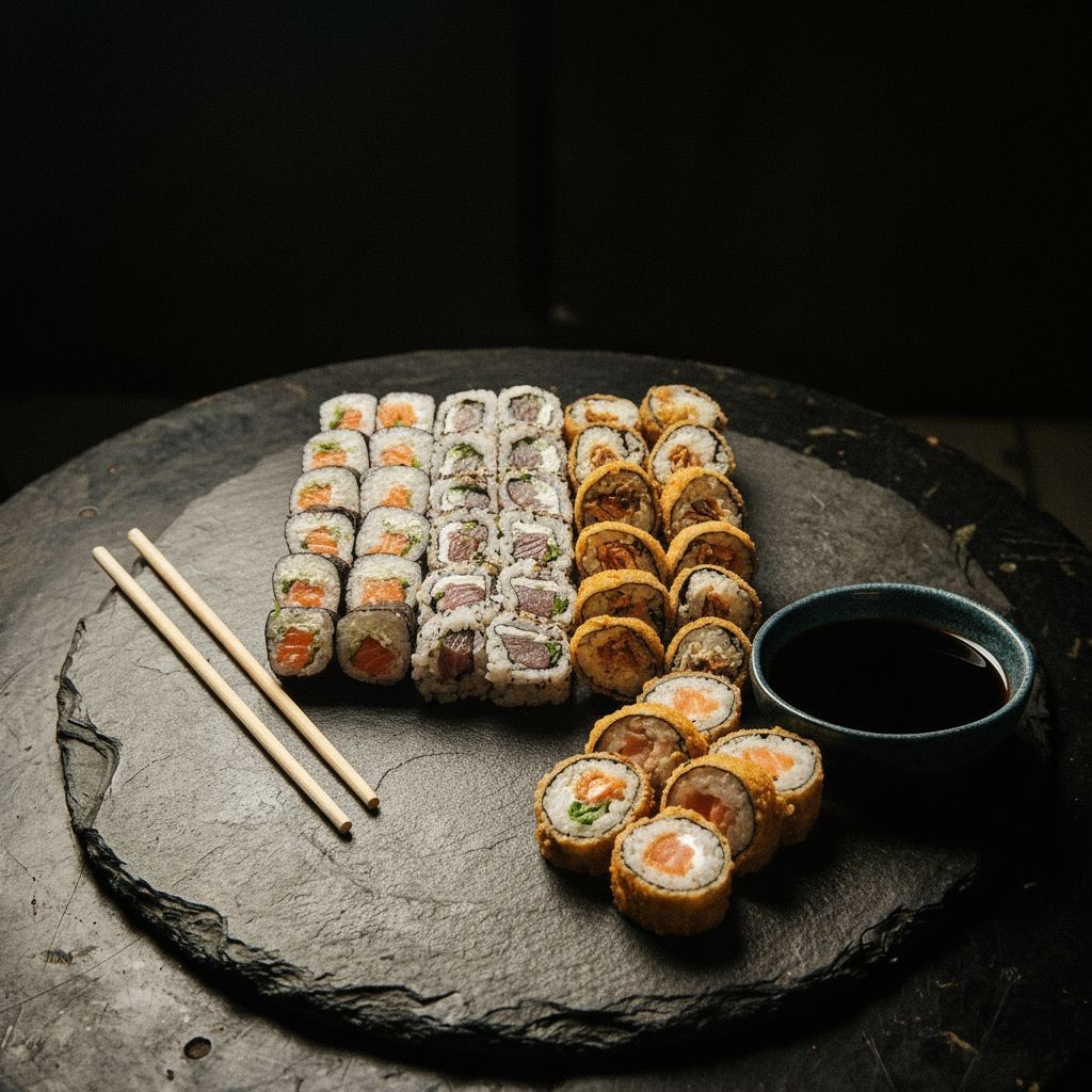 36 unidades para dividir: escolha sua combinação favorita entre makimonos, hots e uramakis e aproveite. #combo36 #sushiparty #japadelivery #sushilovers