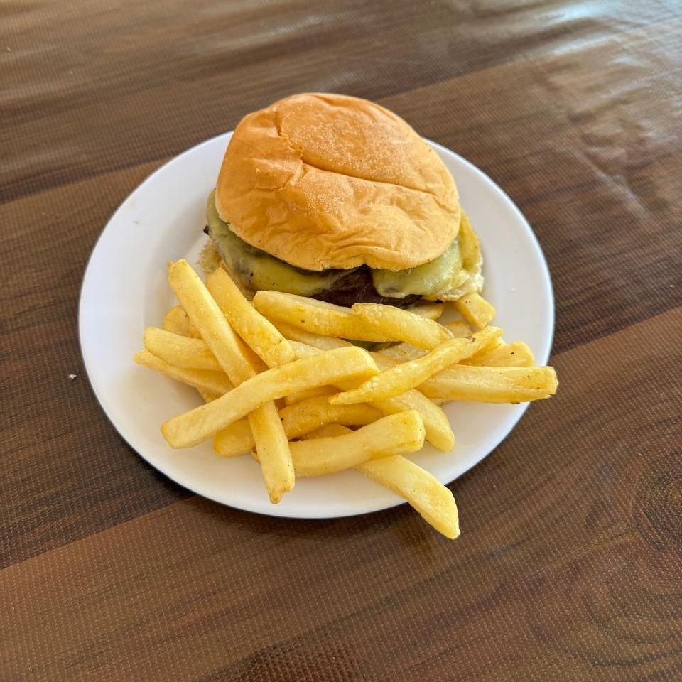 Hamburguesa con papas