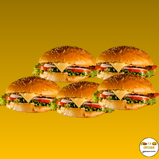 Fivepack Casicburgers
