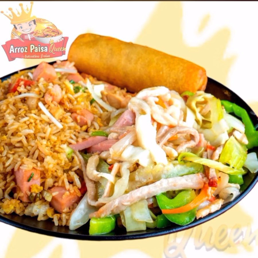 Combo personal arroz chino + chopsuey+lumpia