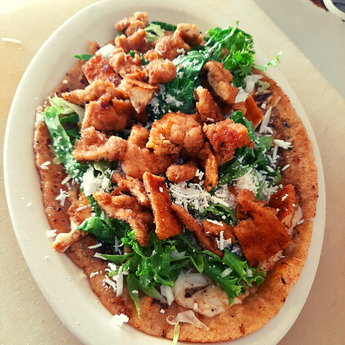 Huarache con Pechuga Empanizada