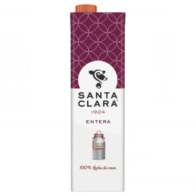 Leche Entera Santa Clara 1L