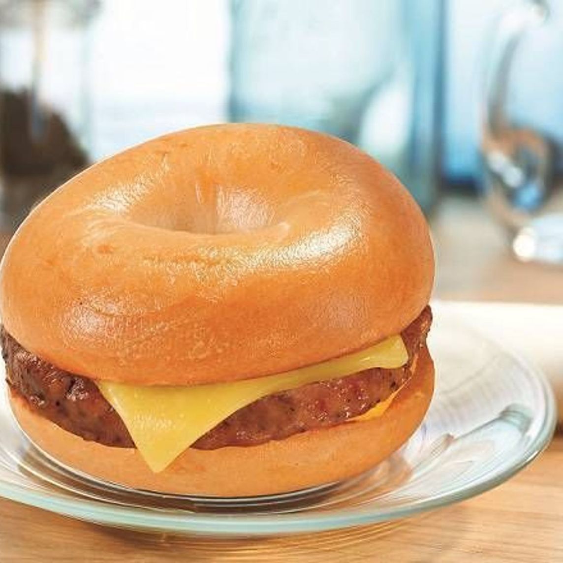Bagel con Salchicha Americana