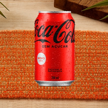 Coca-Cola Zero Lata 350ml (zero açucares)
