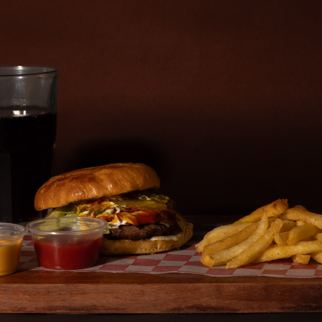 Hamburguesa con Papas