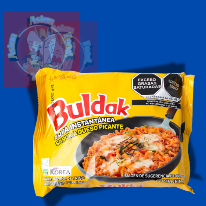 Ramen Buldack Carbonara y Queso