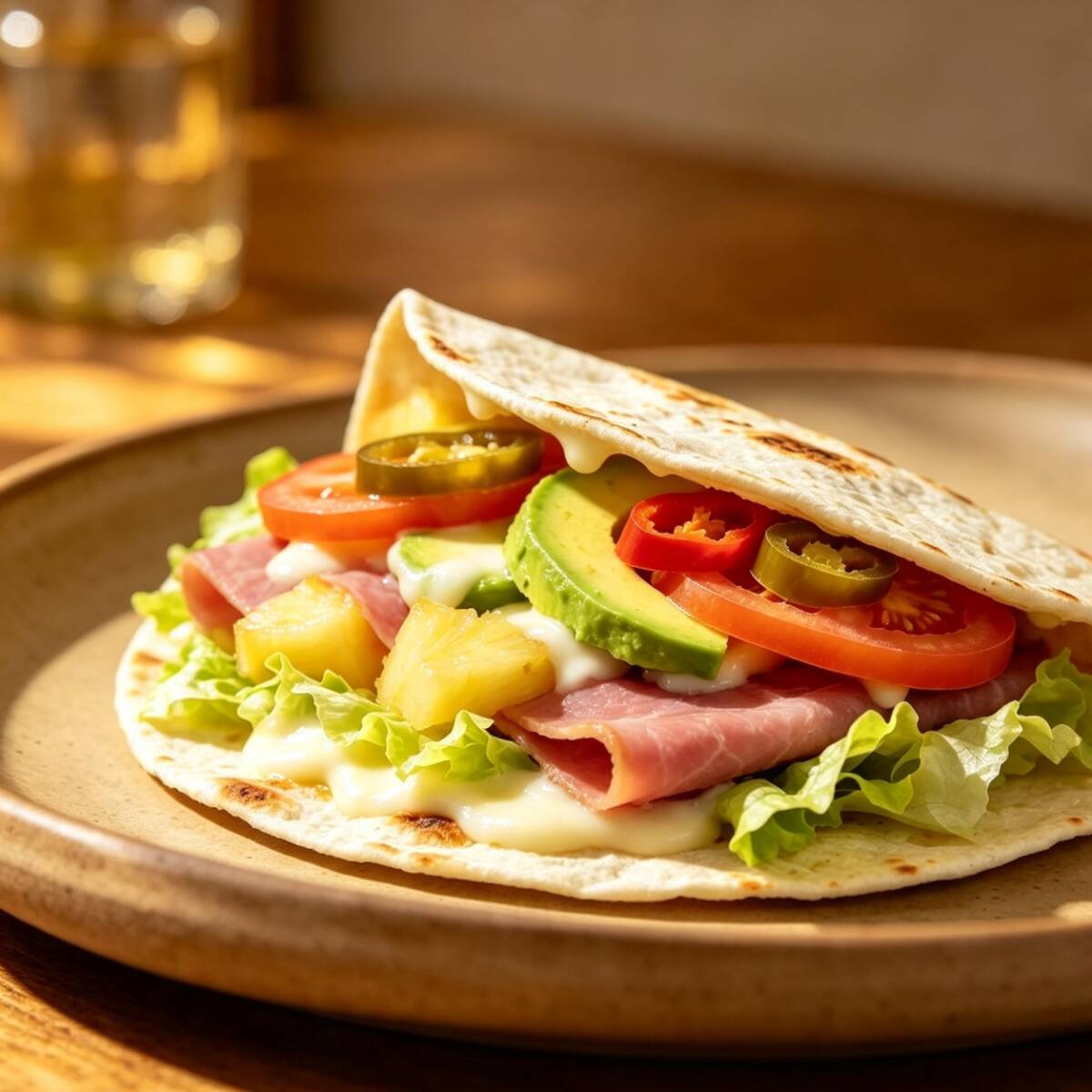 Sincronizada de Huevo con Jamon
