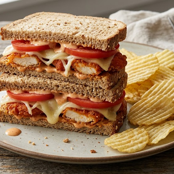 Sándwich Pollo Melt